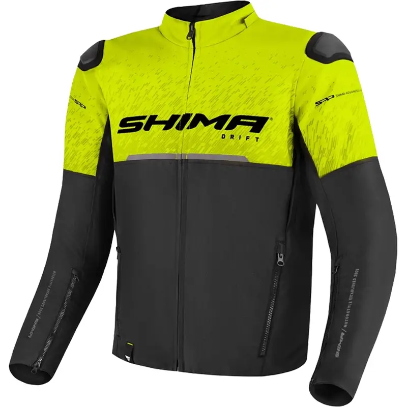 Horká Nabídka Bunda na motorku Shima Drift černo-fluo žlutá