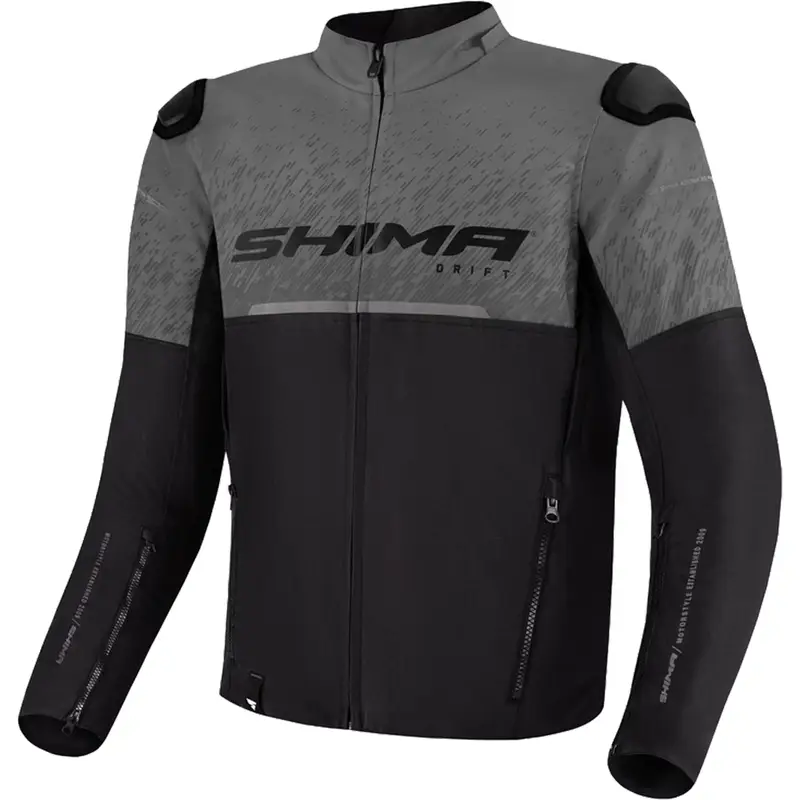 Bunda na motorku Shima Drift černo-šedá Nová Kolekce