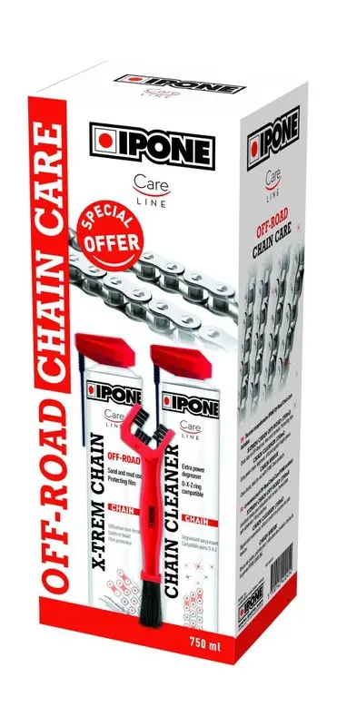 Originální Sada pro čištění a mazání řetězu Ipone Off Road Chain Care