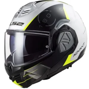 Cenová Bomba Překlápěcí přilba na motorku LS2 FF906 Advant Codex 06 černo-bílo-fluo žlutá
