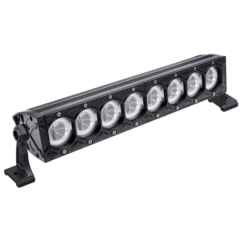 Ověřený LED světelná rampa SHARK LED LIGHT BAR 17" WITH HALO RING, CREE LED, 80W