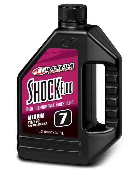 Závodní tlumičový olej MAXIMA Racing Shock Fluid 75/390 7WT 946 ml Cenová Bomba