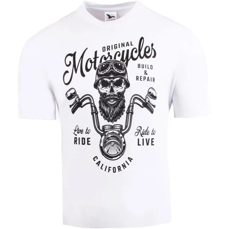 Triko RSA Original Motorcycles bílé Hit Sezóny