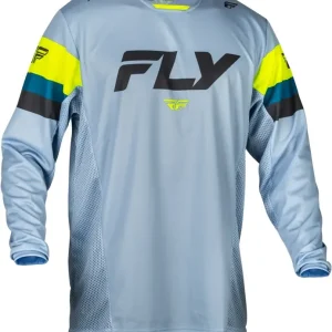 Motokrosový dres FLY Racing Kinetic Prix šedo-fluo žlutý Akce