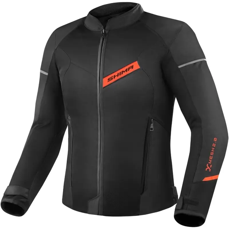 Bunda na motorku Shima X-MESH 2.0 černo-červená Nízká Cena