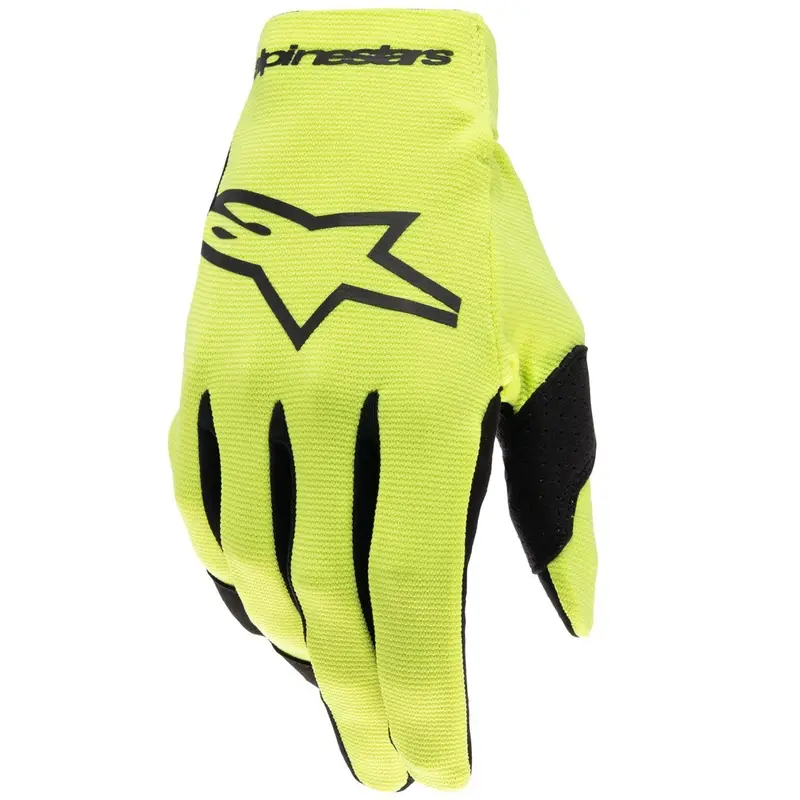 Dětské motokrosové rukavice Alpinestars Radar fluo žluto-černé Nízká Cena