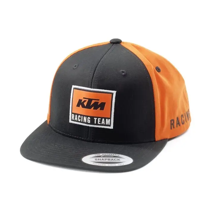 Kšiltovka KTM Team Flat Cap OS černo-oranžová Finální Výprodej