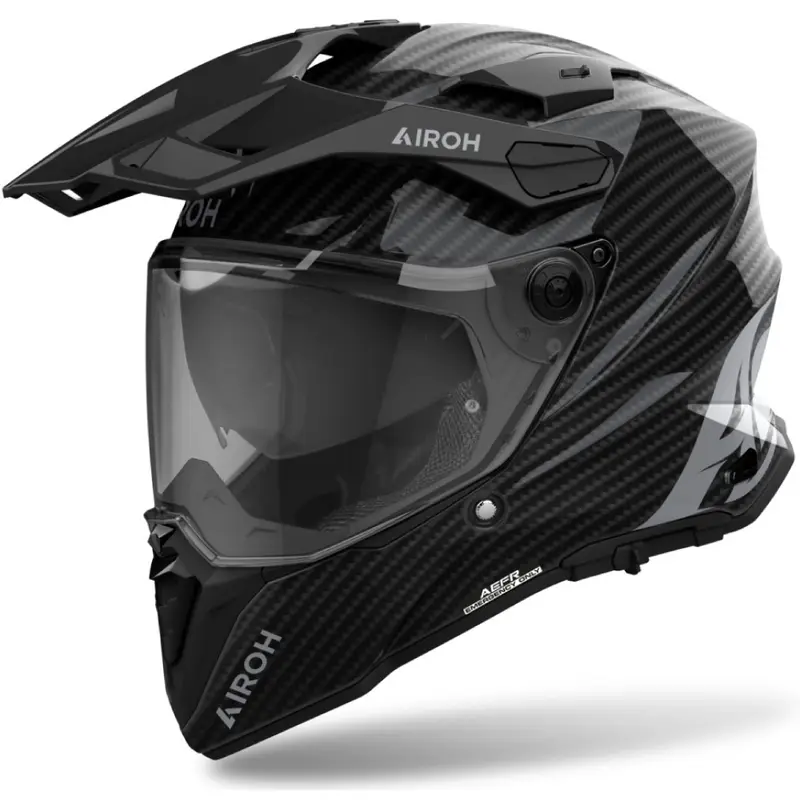 Enduro helma Airoh Commander 2 Carbon černá Cenově Výhodný