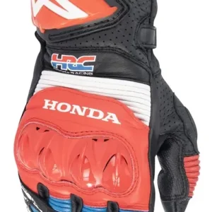 Finální Výprodej Rukavice na motorku Alpinestars GP PRO R 3 Honda černo-červeno fluo-modro-bílé