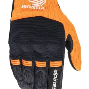 Rukavice na motorku Alpinestars Copper Honda černo-oranžové Ihned K Objednání