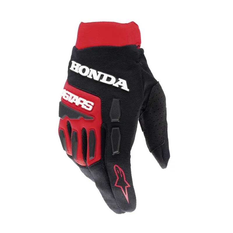 Nová Kolekce Motokrosové rukavice Alpinestars Full Bore Honda kolekce červeno-černé
