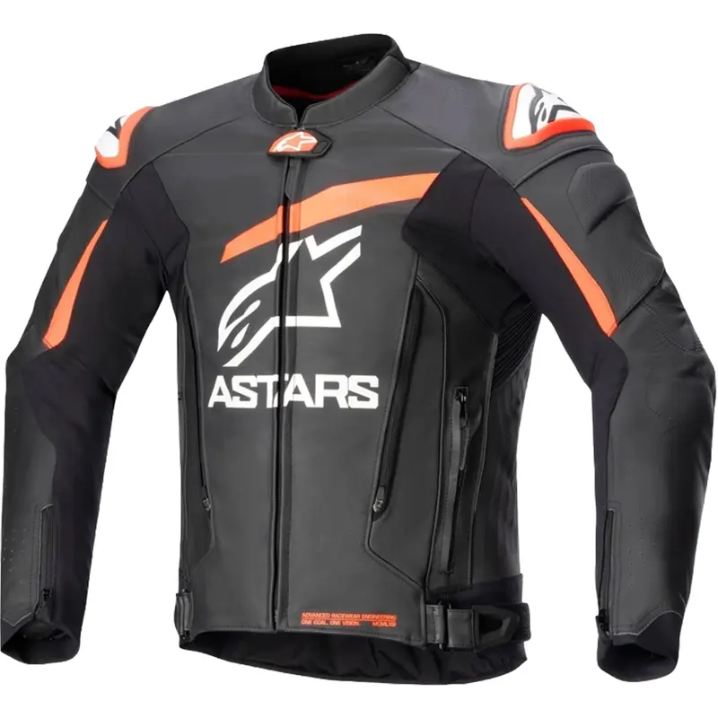 Finální Výprodej Bunda na motorku Alpinestars GP PLUS 4 černo-fluo červeno-bílá