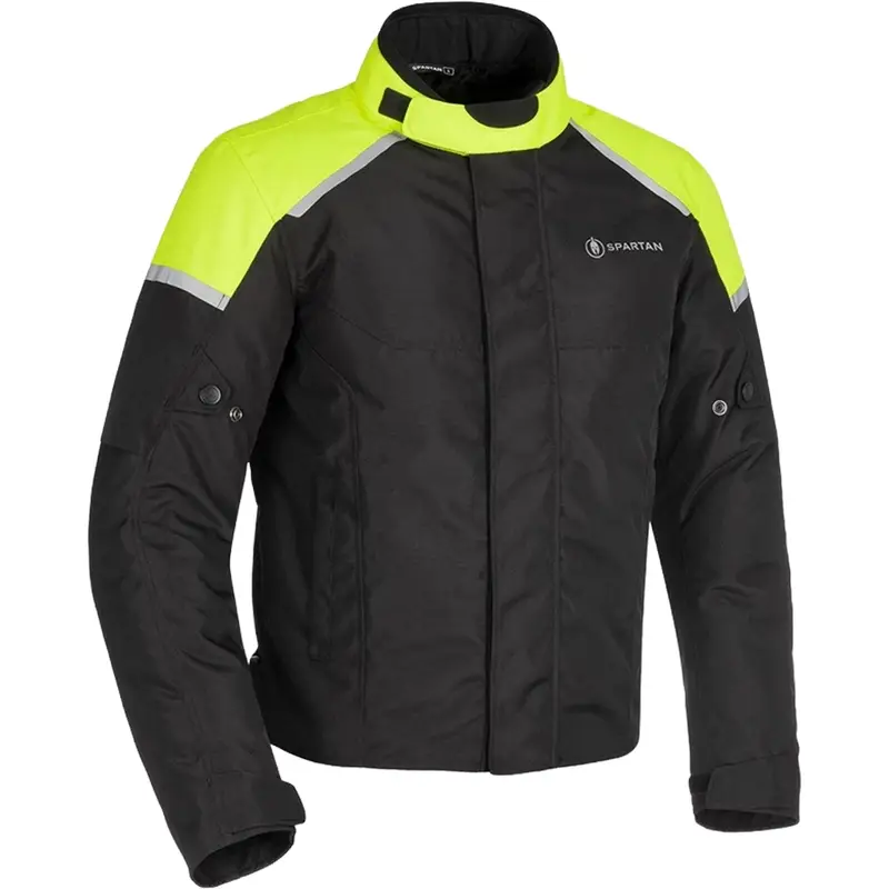 Poslední Šance Bunda na motorku Oxford Spartan Short WP černo-fluo žlutá