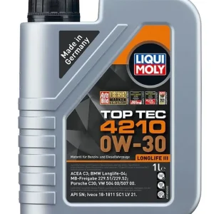 Syntetický motorový olej LIQUI MOLY Top Tec 4210 0W-30 1 l Horká Nabídka