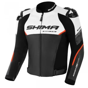Levný Bunda na motorku Shima Bandit 2.0 černo-bílo-červená