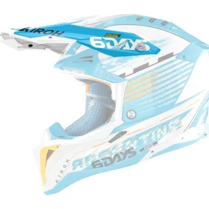 Zlevněný Kšilt pro helmu Airoh Aviator Six days Argentina modro-bílý