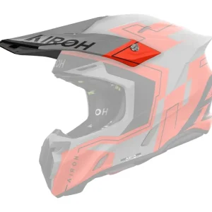 Autentický Kšilt pro helmu Airoh Twist 3 Dizzy fluo oranžový matný