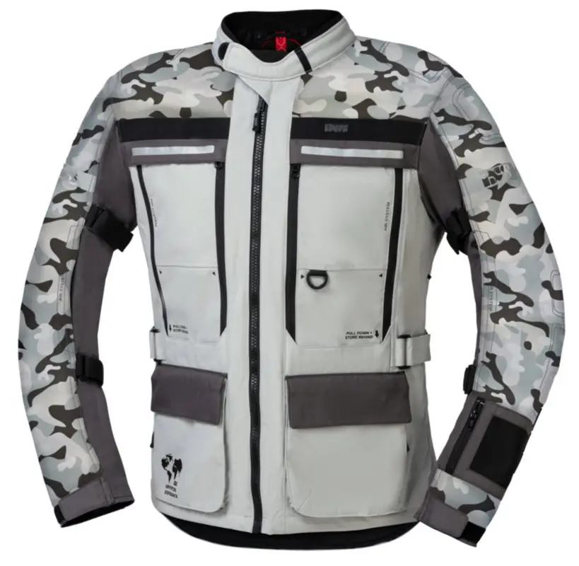 Top Prodej Bunda iXS MONTEVIDEO-AIR 3.0 X51070 maskáčovo-světle šedý 3XL
