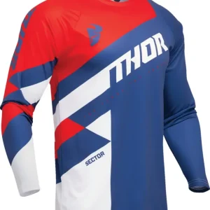 THOR dětský dres SECTOR CHECKER tm.modrá/červená Sezónní Sleva