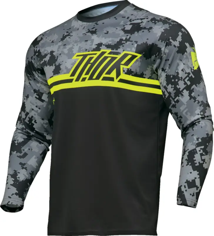 THOR dětský dres SECTOR DIGI CAMO černá/camo Akční Cena