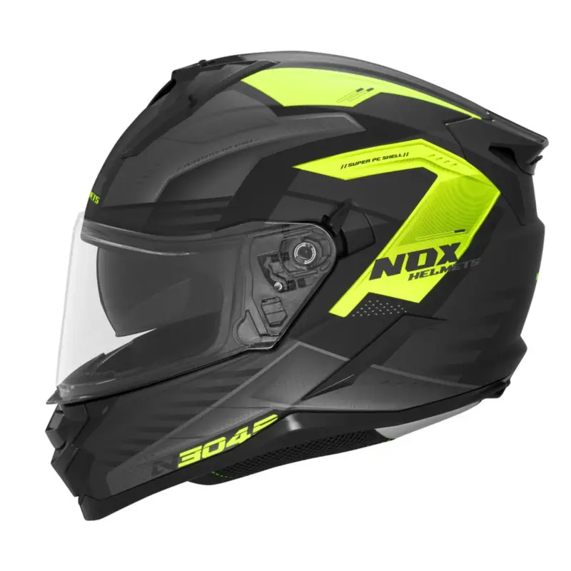 přilba N304S CARVER, NOX (černá matná,žlutá) Cenově Výhodný