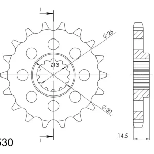 Řetězové kolečko SUPERSPROX CST-340:18 18 zubů, 530 Objednat Nyní