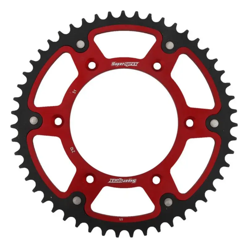 Výprodej Rozeta SUPERSPROX STEALTH RST-210:51-RED červená 51 zubů, 520