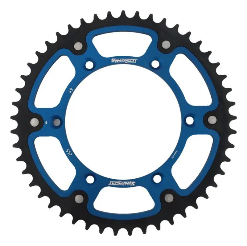 Rozeta SUPERSPROX STEALTH RST-245:49-BLU modrá 49 zubů, 520 Bezpečná Platba