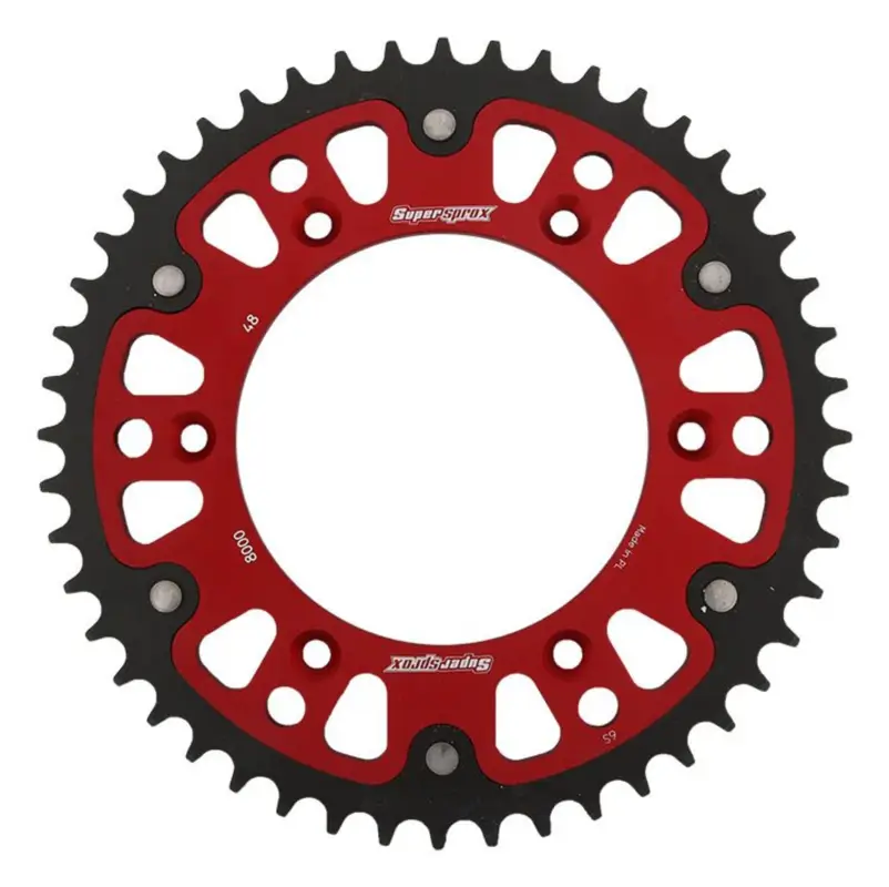 Rozeta SUPERSPROX STEALTH RST-8000:48-RED červená 48 zubů, 520 Akce