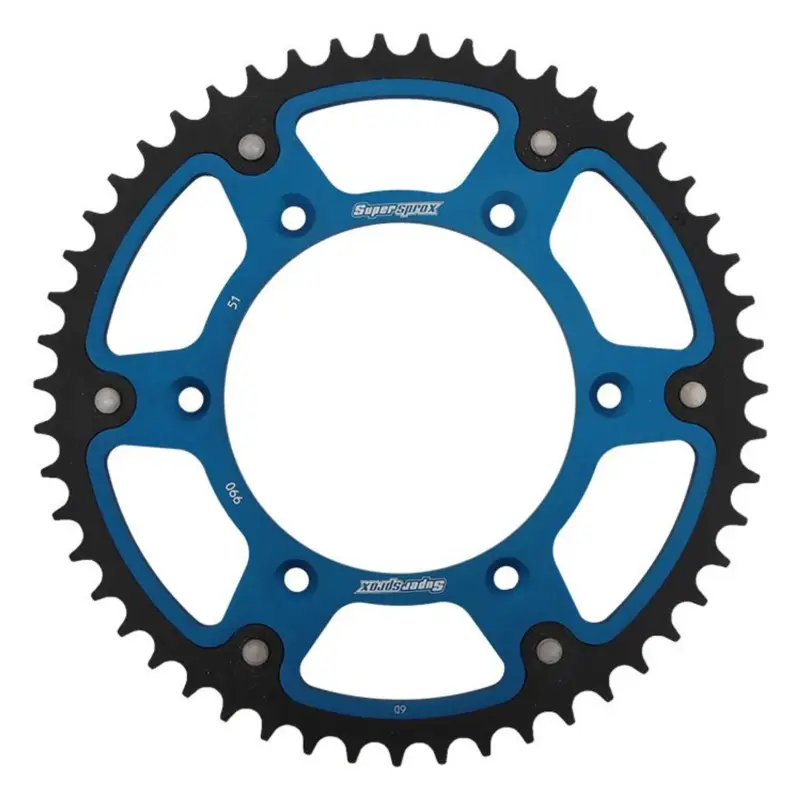 Rozeta SUPERSPROX STEALTH RST-990:51-BLU modrá 51 zubů, 520 Vrácení Zdarma