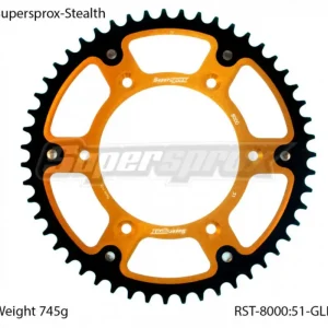 Víkendová Akce Řetězová rozeta SUPERSPROX STEALTH RST-8000:51-GLD zlatá 51 zubů, 520