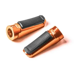 Stupačky bez adaptérů PUIG SPORT 7318T oranžová s gumou Speciální Cena