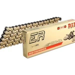 Novinka Zesílený netěsněný řetěz D.I.D Chain 420NZ3 SDH 4800 článků Zlatá/Černá