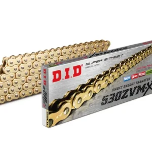 Rychlé Dodání ZVM-X série X-Kroužkový řetěz D.I.D Chain 530ZVM-X2 1920 článků Zlatá/Zlatá
