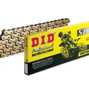 Tovární Cena Motokrosový závodní řetěz D.I.D Chain 520DZ2 SDH 1920 článků Zlatá/Černá
