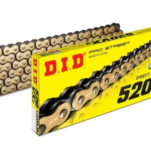 VX série X-Kroužkový řetěz D.I.D Chain 520VX3 1920 článků Zlatá/Černá Přímo Od Výrobce