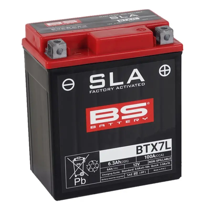 Cenová Bomba Továrně aktivovaná motocyklová baterie BS-BATTERY BTX7L (FA) (YTX7L (FA)) SLA