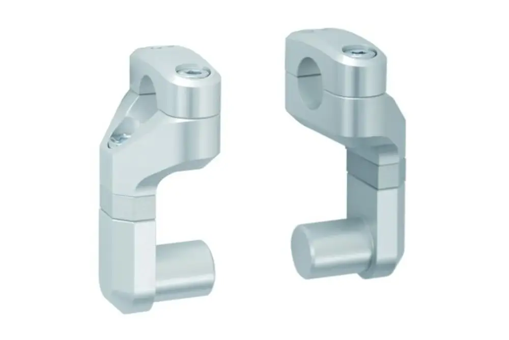 SW MOTECH Zvýšení řídítek řídítek VARIO-stříbrné 22mm 28mm Nejlepší Cena