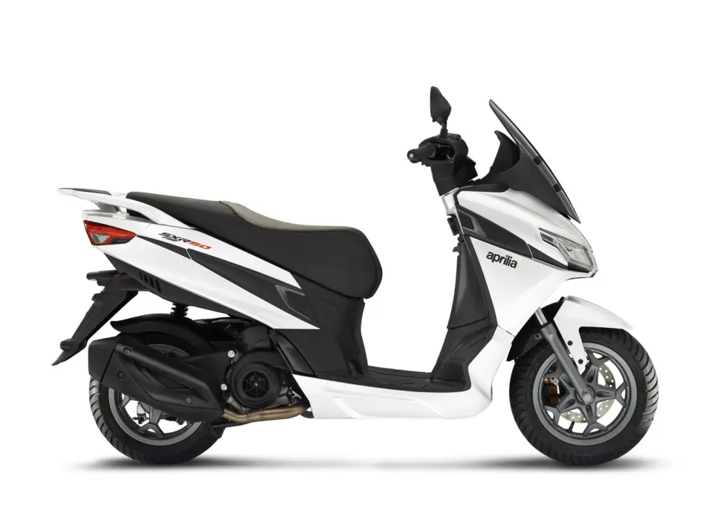 Aprilia SXR 50 E5 essence white Nakupujte Hned