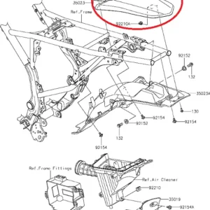 Cenově Výhodný Blatník zadní na KawasakiKLX230R