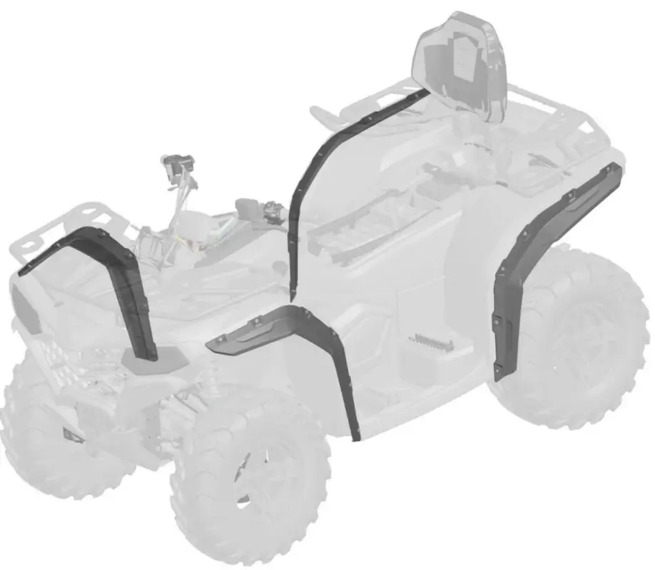 Rozšiřovací lemy Journeyman CF Moto X450/X520 gen. 2 Super Cena