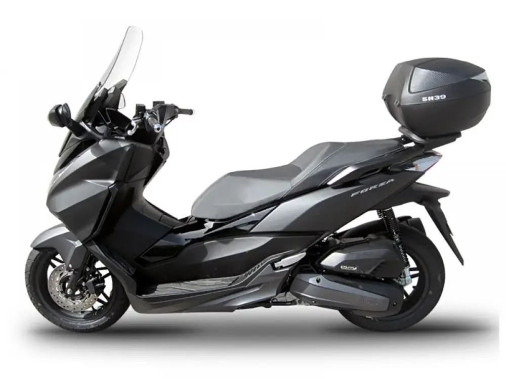 Cenová Bomba SHAD zadní box SH39 carbon + montážní sada Honda FORZA 125 Model 2015-2020