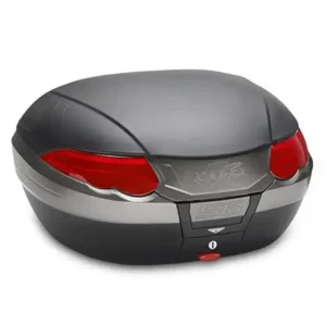 MONOKEY TopCase, KAPPA (56L, černý nelakovaný + červená odrazka) Přímo Od Výrobce
