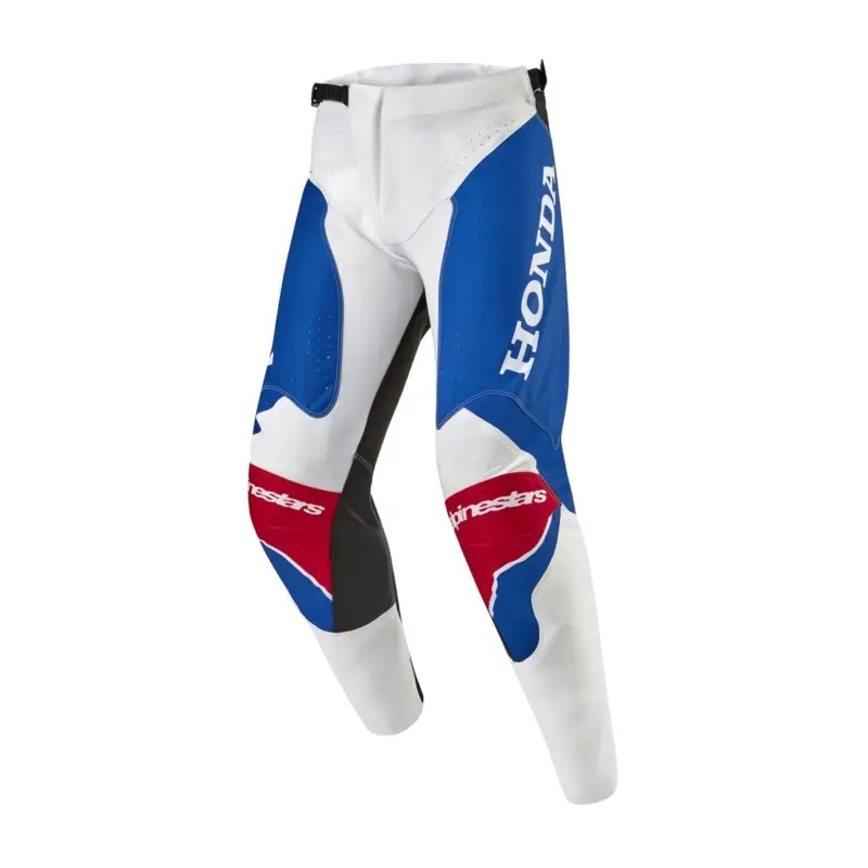 ALPINESTARS kalhoty RACER ICONIC HONDA kolekce (bílá/modrá/červená/černá) 2024 Novinka