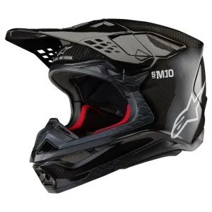 Přilba ALPINESTARS SUPERTECH S-M10 SOLID (lesklý karbon) Omezená Nabídka