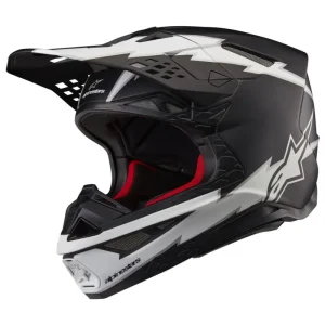 Přilba ALPINESTARSSUPERTECH S-M10 AMPRESS (černá matná/bílá) 2024 Rychlé Dodání