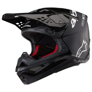 Akce Přilba ALPINESTARS SUPERTECH S-M10 FLOOD (černá/tmavě šedá) 2024