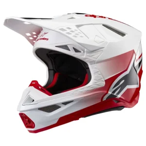 Přilba ALPINESTARS SUPERTECH S-M10 UNITE (červená/bílá) Poslední Šance