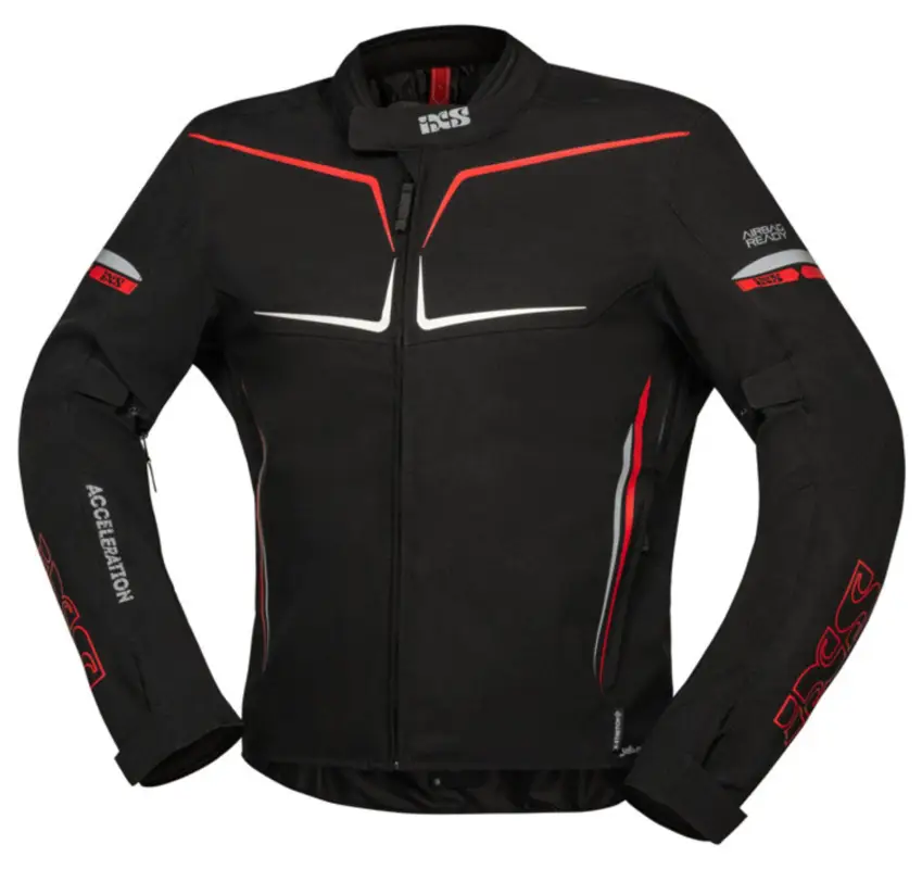 Zlevněný Sportovní bunda iXS TS-PRO-ST-PLUS X55060 černo-červeno-bílá 2XL