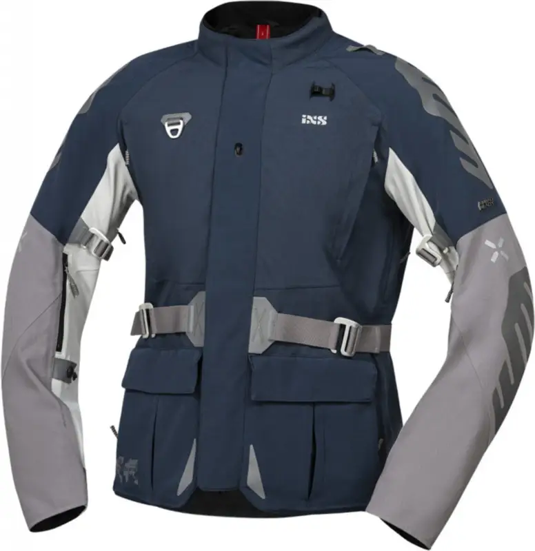 Super Cena Bunda s laminovanou membránou iXS VENTURE-STX 1.0 X2-011405 modrá-světle šedá K2XL